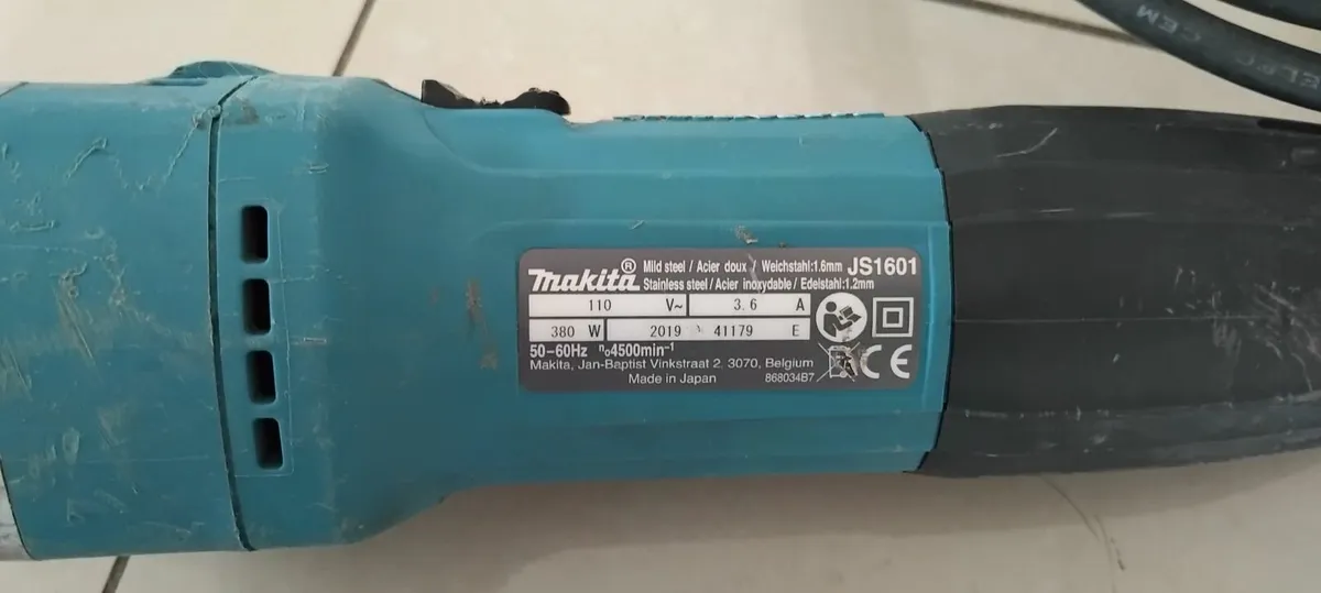 Makita JS1601 Tin Shears 110v - Image 4