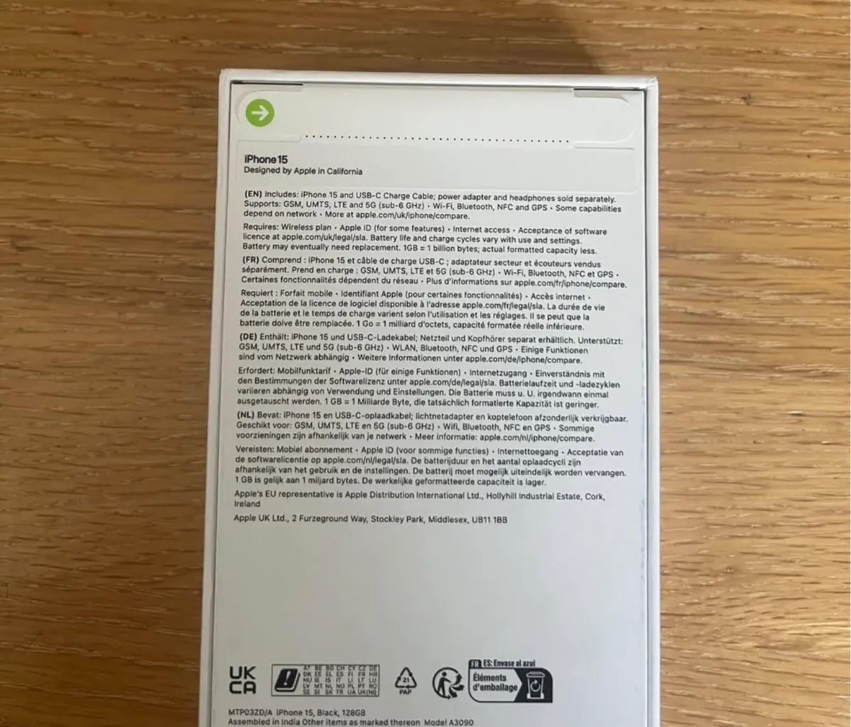 Brand New Apple iPhone 15 (SIM FREE) - Image 2