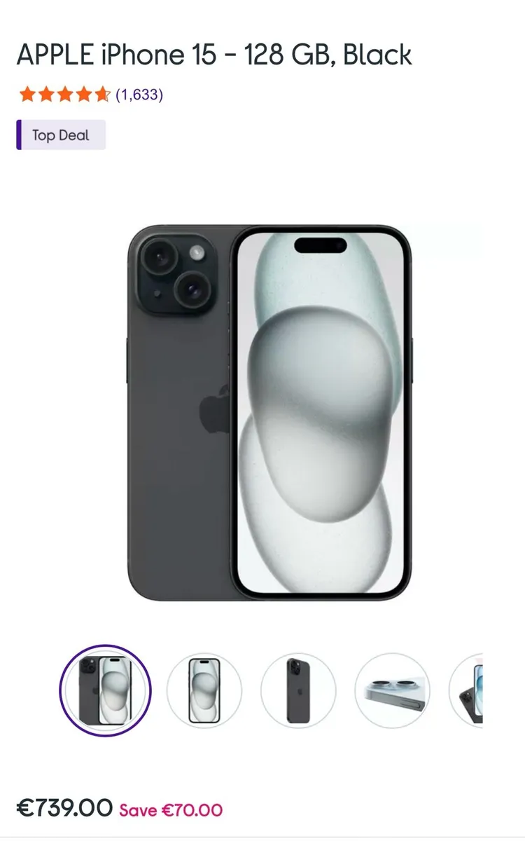 Brand New Apple iPhone 15 (SIM FREE) - Image 3