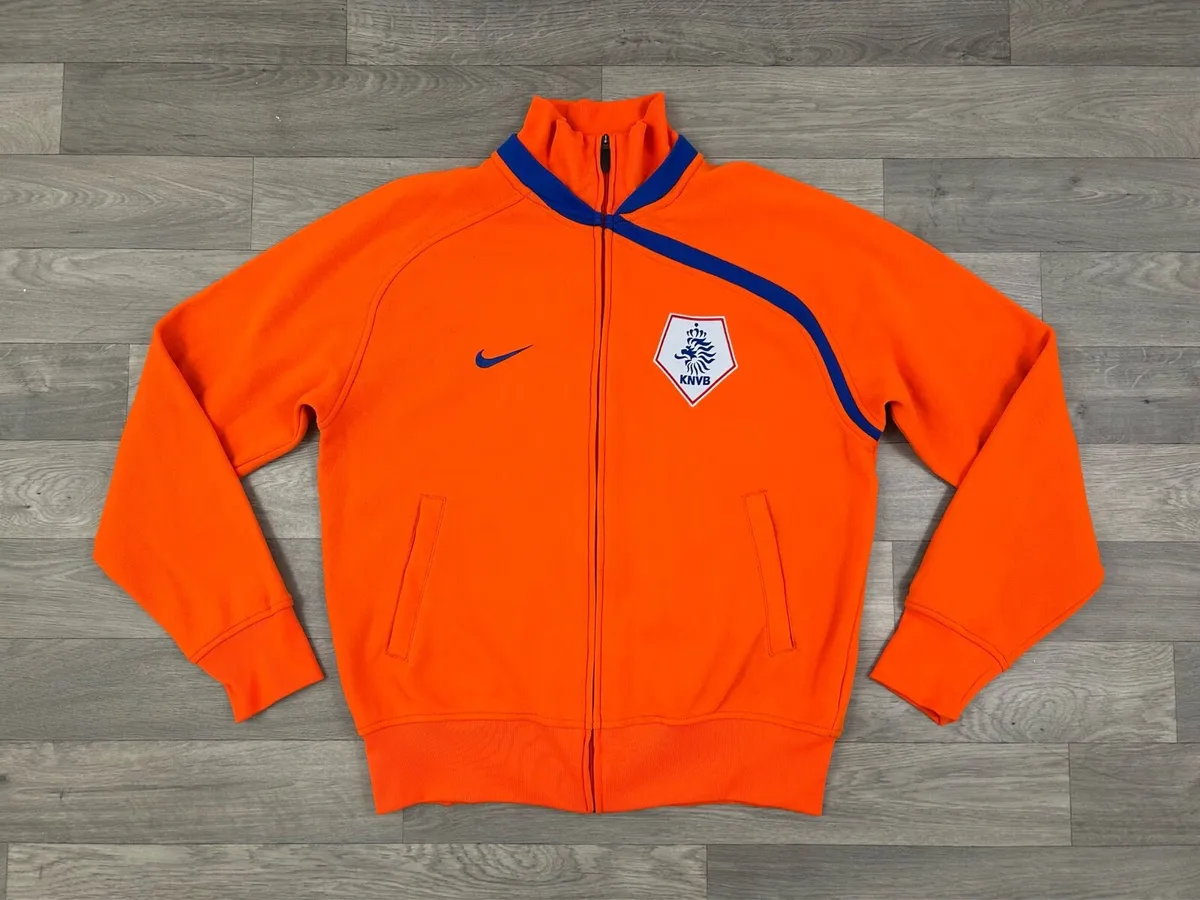 Vintage 00s Nike Netherlands Holland Anthem Jacket - Image 1