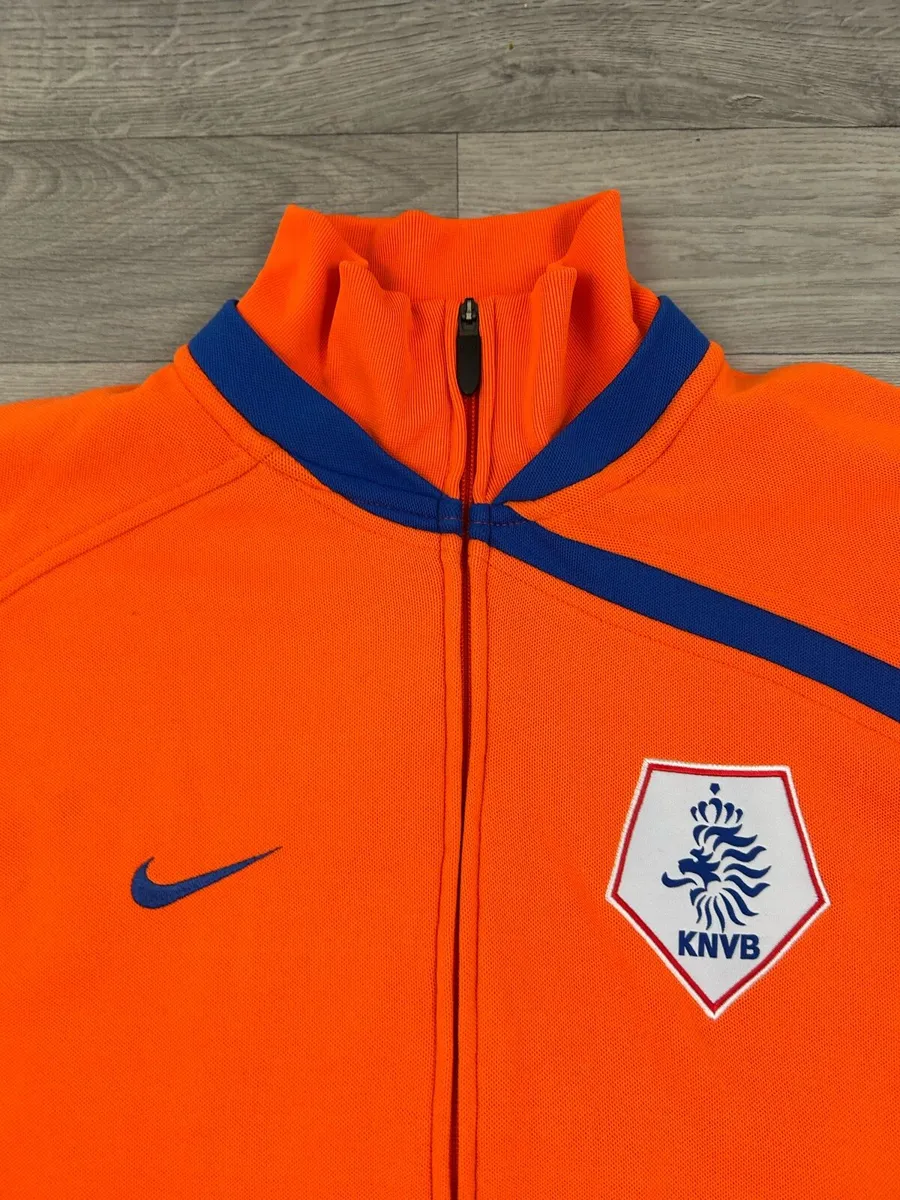 Vintage 00s Nike Netherlands Holland Anthem Jacket - Image 3