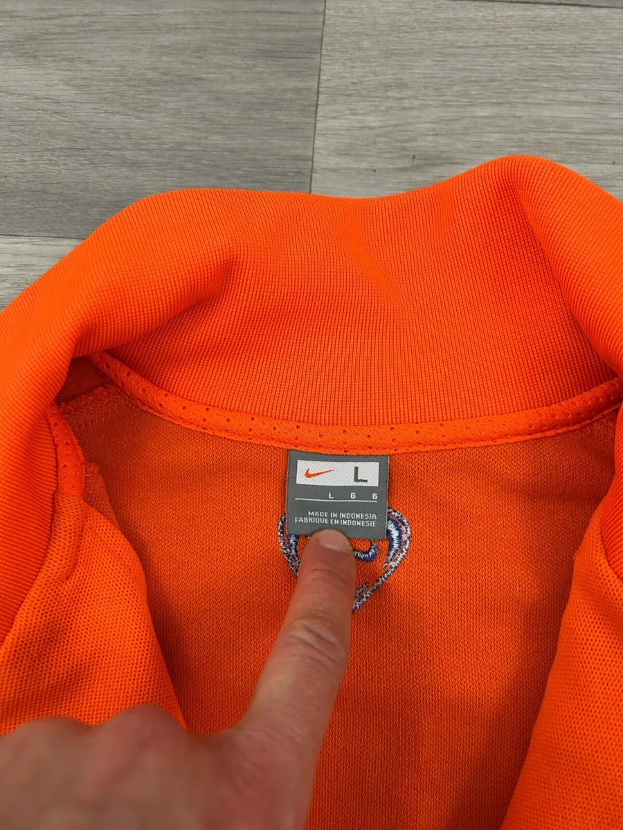 Vintage 00s Nike Netherlands Holland Anthem Jacket - Image 4