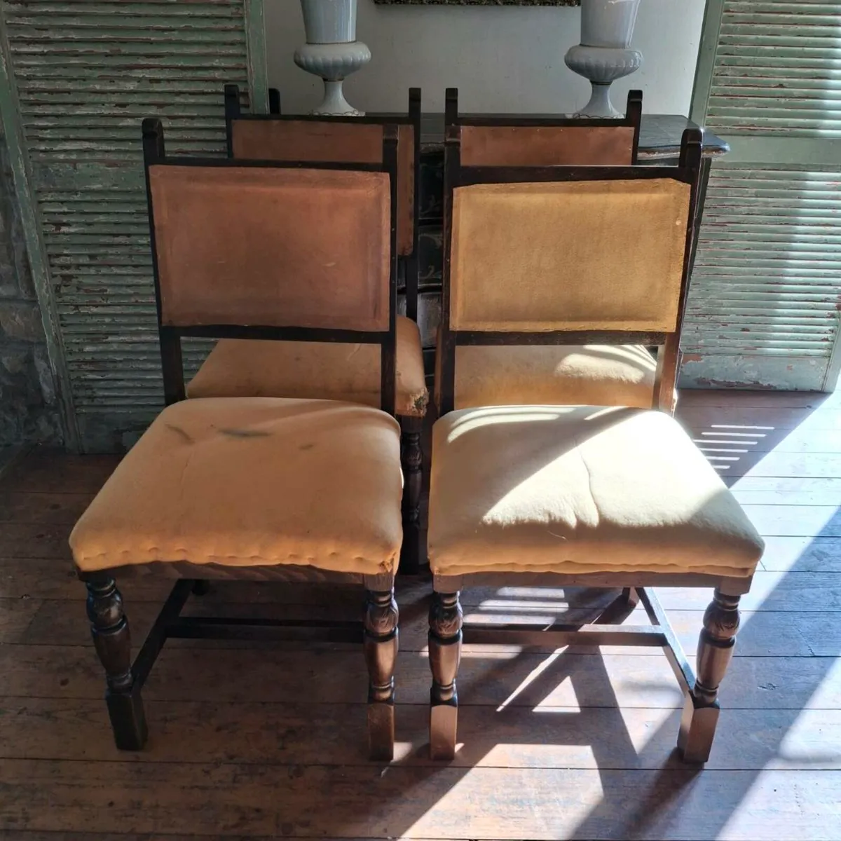 1920's Oak Chairs - Image 1