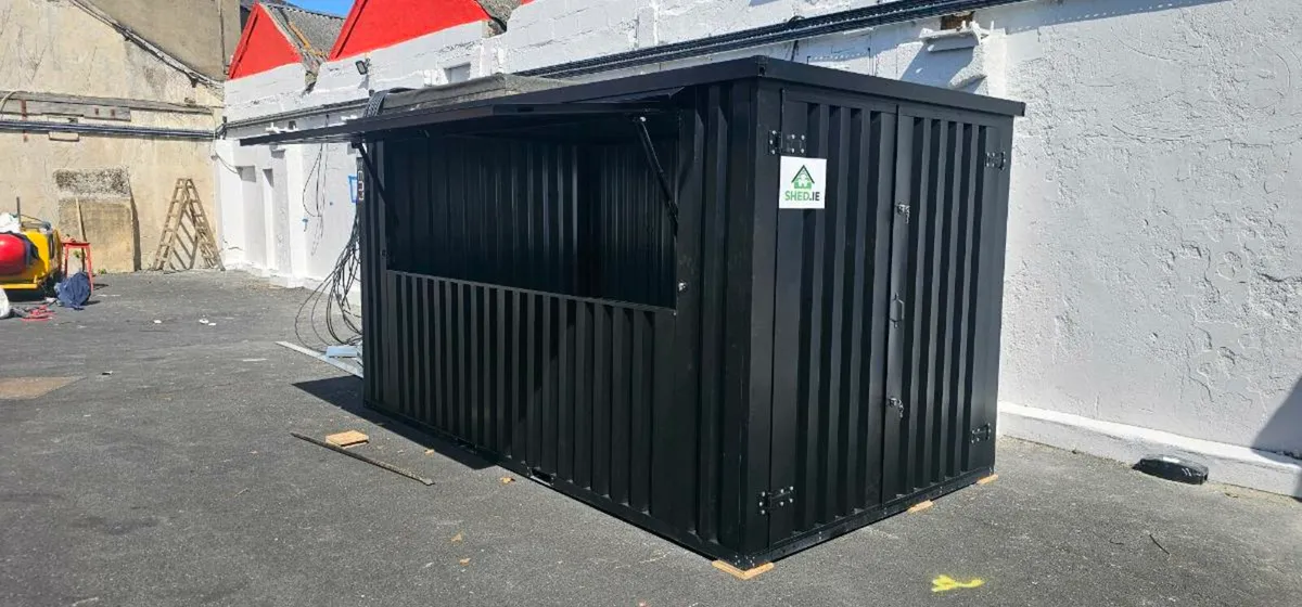 Heavy-duty steel sheds , storage units,  kiosk - Image 1