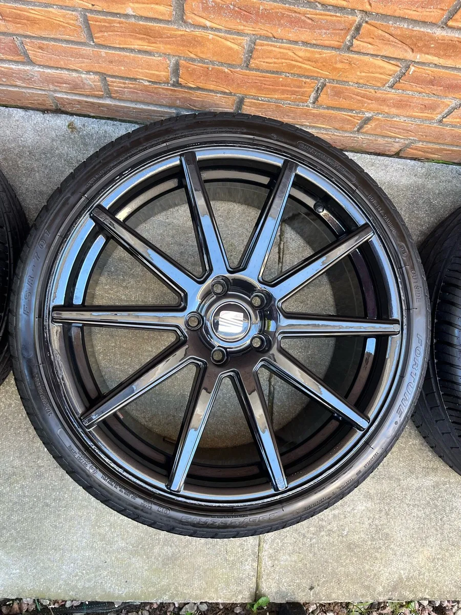 5x112 black alloys Audi/volkswagen/seat/vw - Image 3