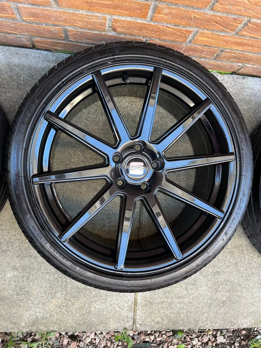5x112 black alloys Audi/volkswagen/seat/vw - Image 4