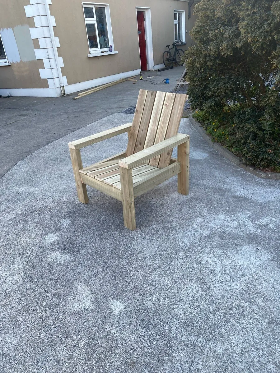 Hand made garden chair - Image 2