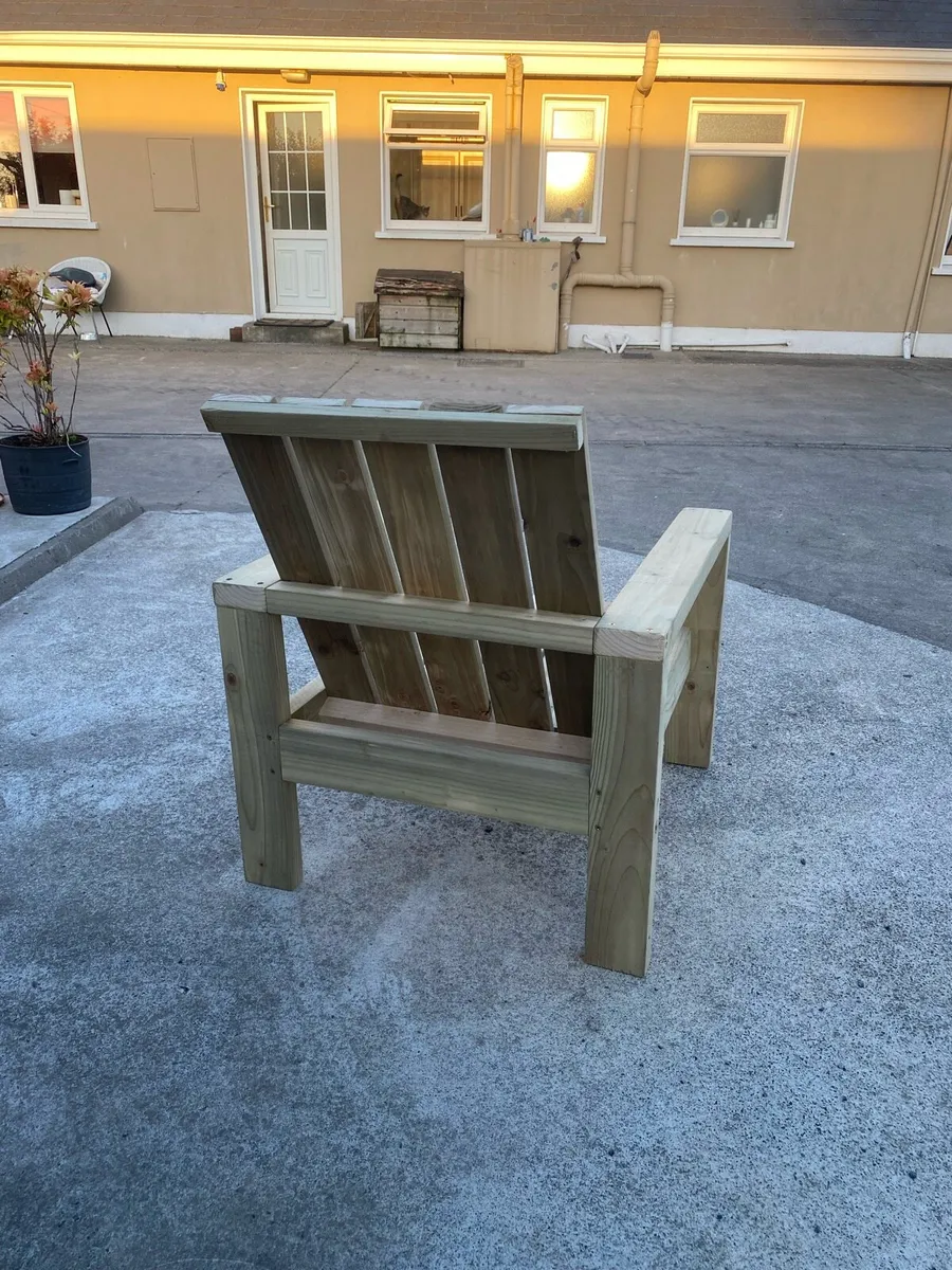 Hand made garden chair - Image 3