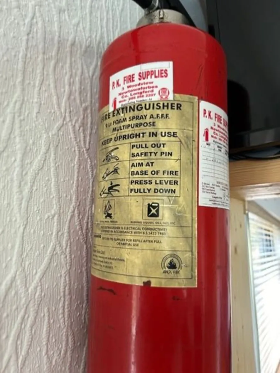 Converted extinguisher lamp - Image 1