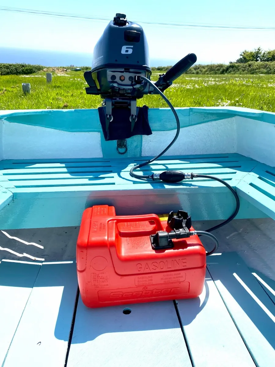 Boat 13ft, Yamaha 6hp outboard & trailer - Image 2