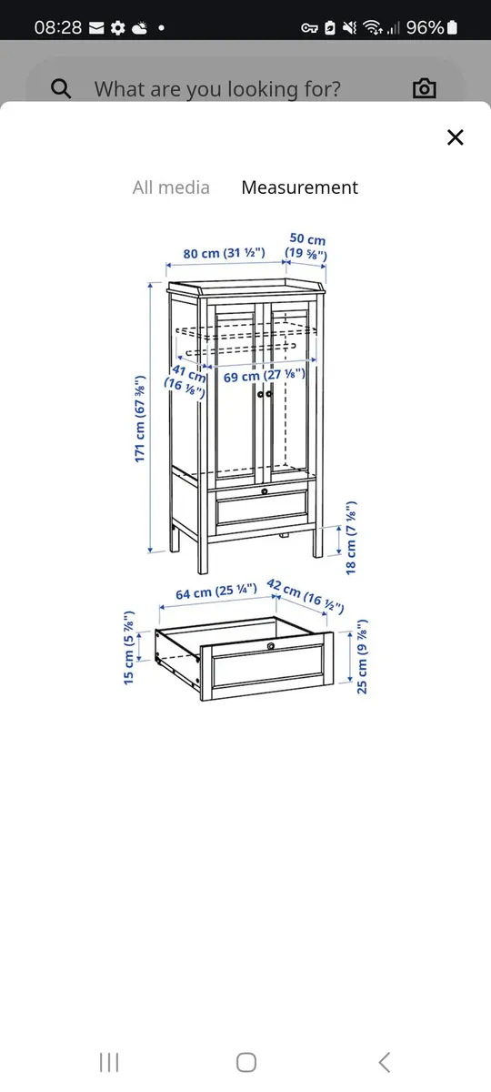Kids Ikea wardrobe - Image 2