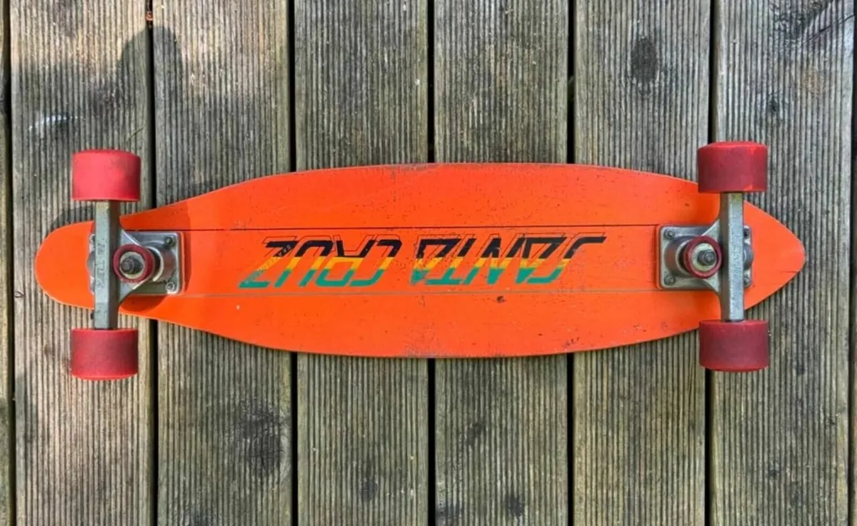 Santa Cruz Fiberflex Slalom Skateboard vintage - Image 2