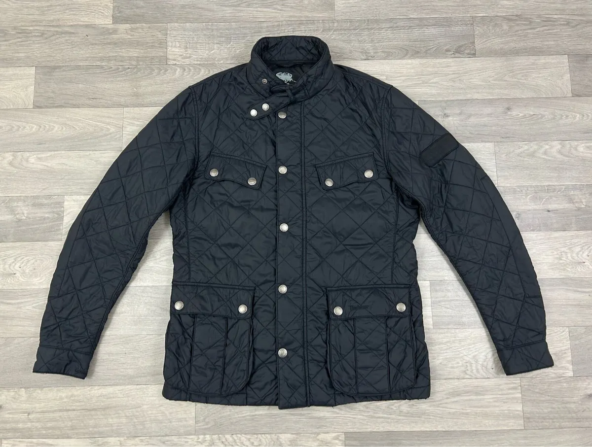Barbour International Ariel Quilt Jacket Mens M/L - Image 1