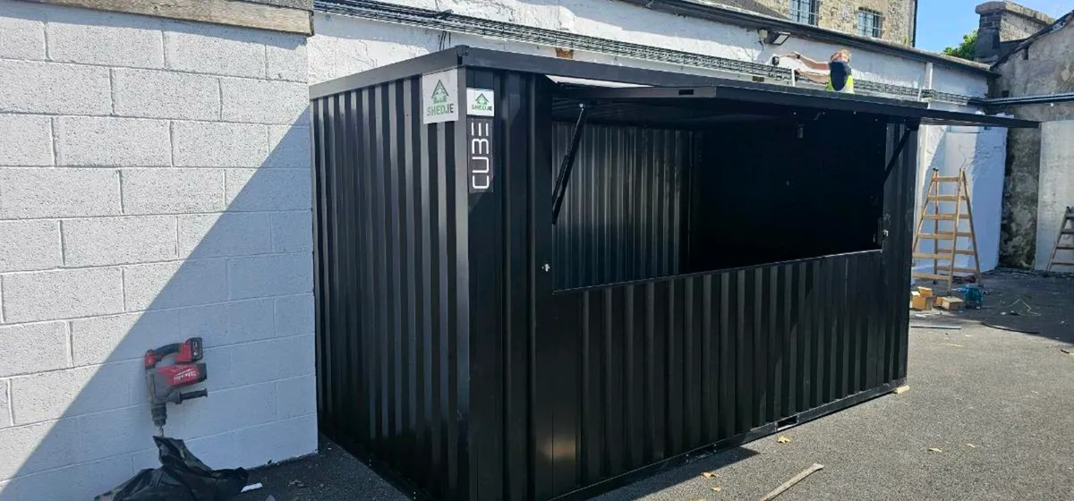 CUBE steel sheds, storage units , kiosk - Image 1