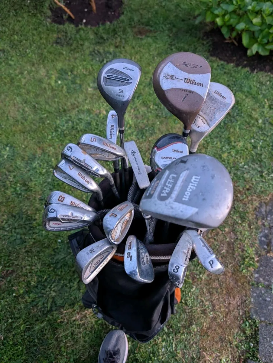 Wilson Golf clubs set up - Image 3
