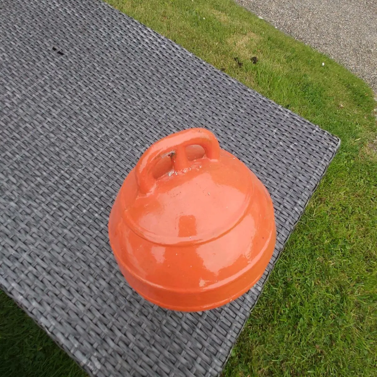 Vintage  aluminium  sea floting ball - Image 1