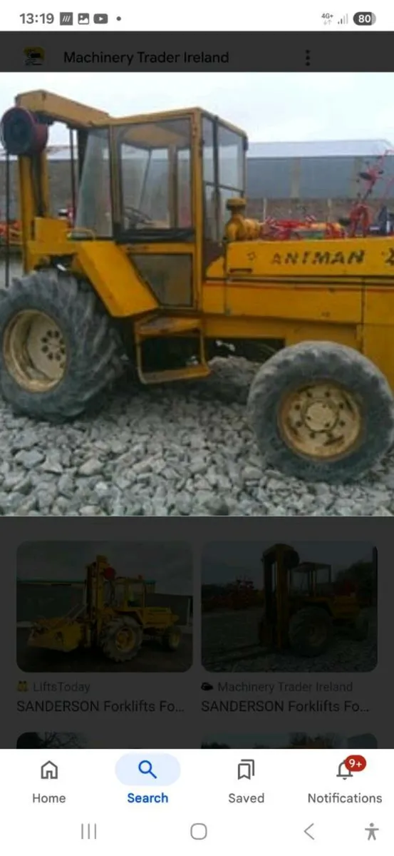 Sanderson forklift plantman 2