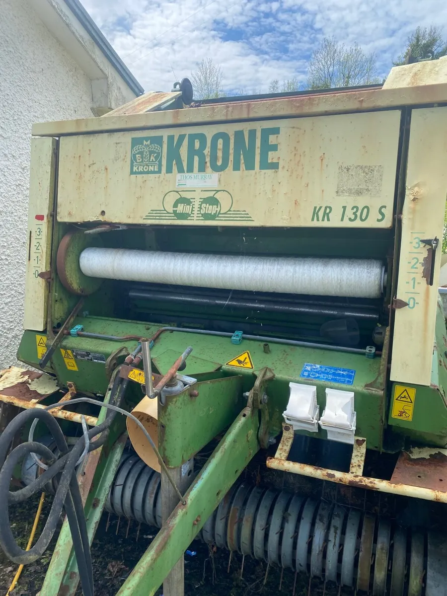 Krone round baler - Image 1