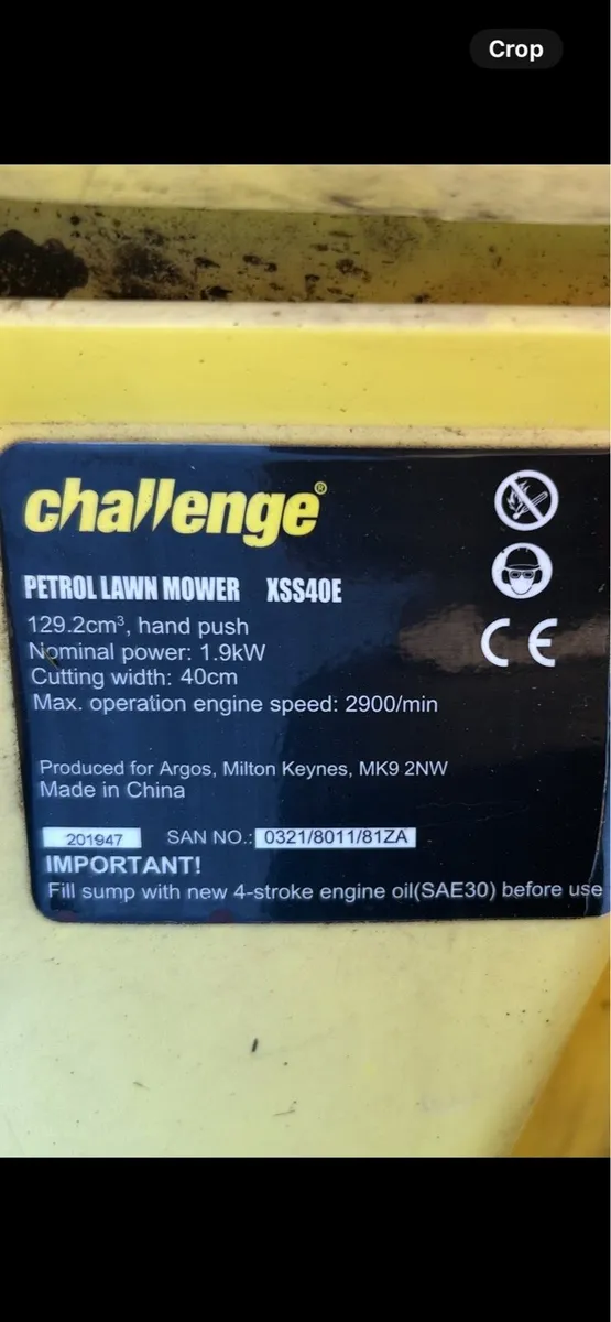Challenge 16” push lawnmower - Image 4