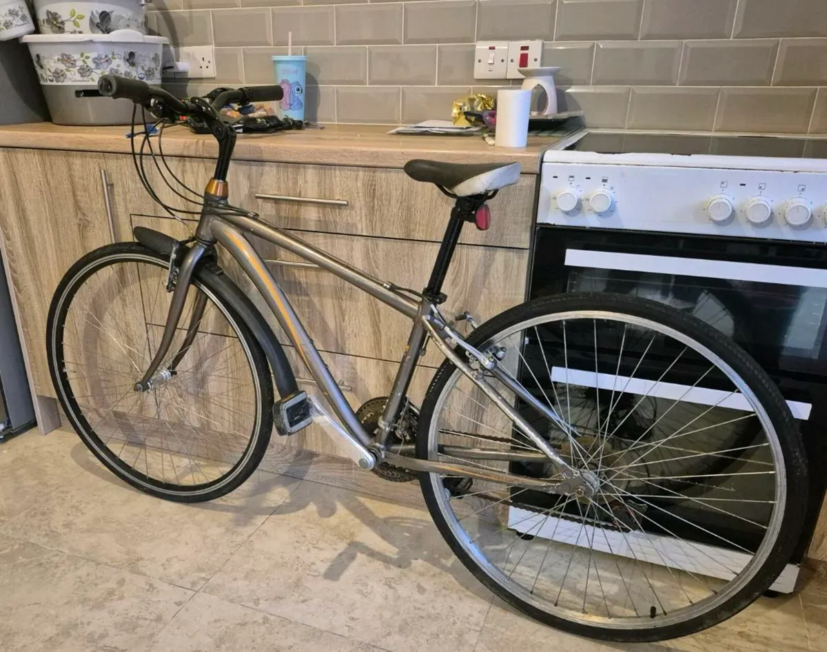 adults hybrid bike 16 inch frame Brake and gears a - Image 2