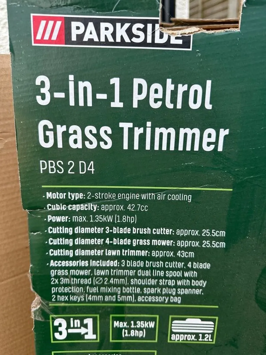 Parkside 3 in 1 Petrol grass trimmer - Image 1