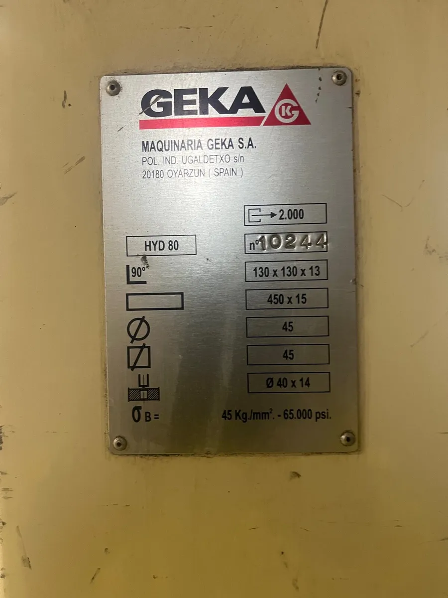Ironworker 80a Geka - Image 4