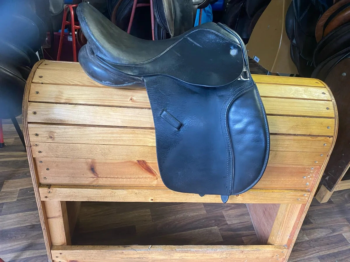 14.5-15” pony Leather saddle - Image 2