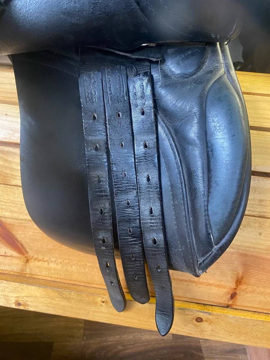 14.5-15” pony Leather saddle - Image 4