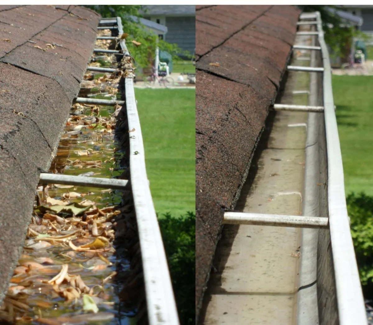 Cleaning old gutters and downpipes - Image 3