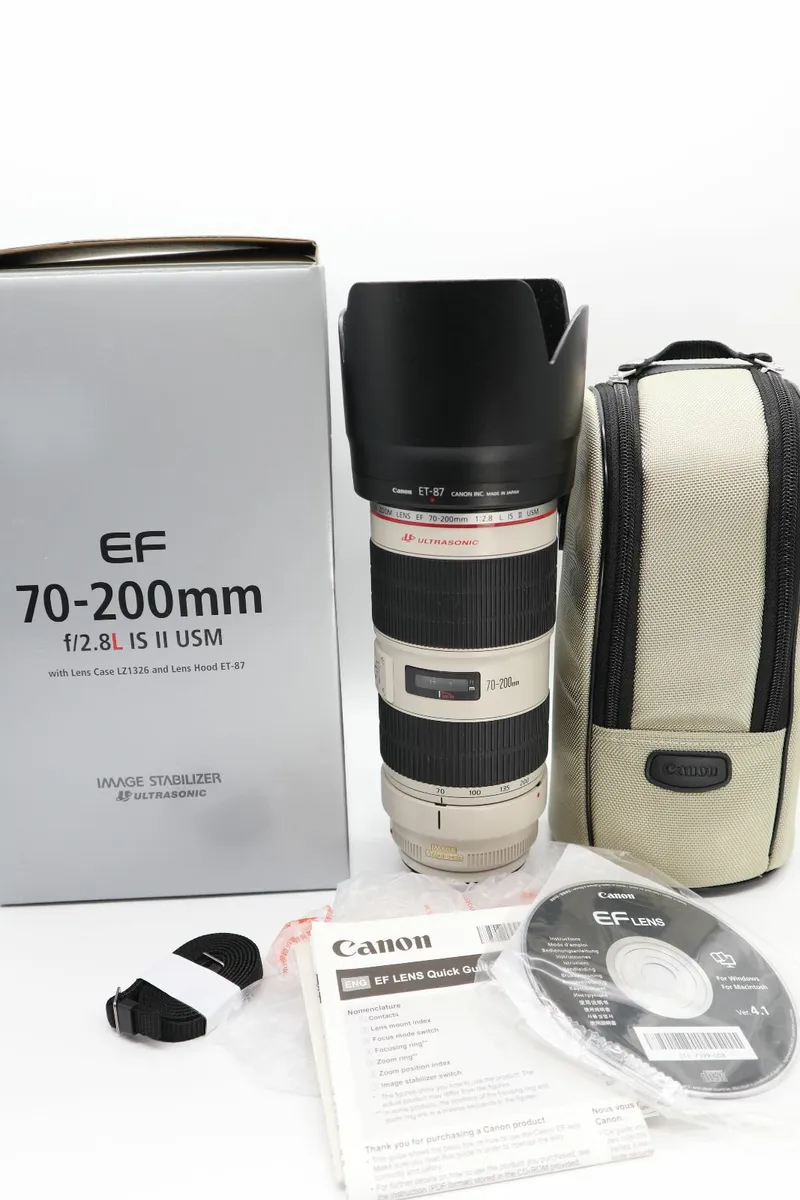 Canon EF 70-200mm F2.8L II IS USM Lens - Image 1