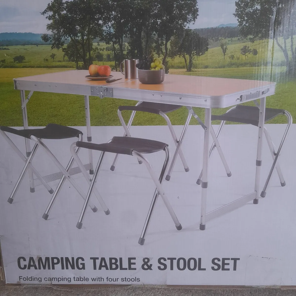 Camping Table & Stool Set