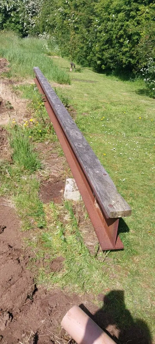 RSJ British stamped steel beam - Image 2