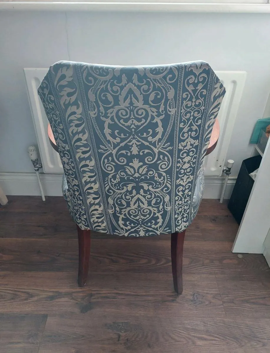 Upholstered Mid Century Armchair - Image 3
