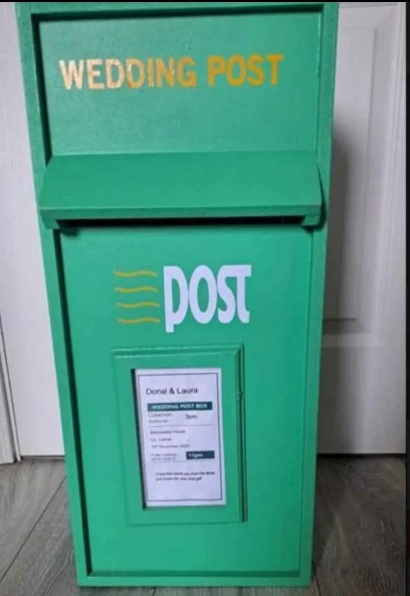 Wedding Postbox for Hire Waterford