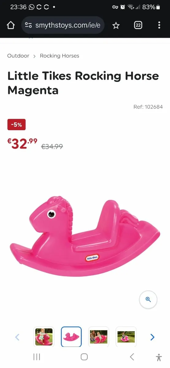 Little Tykes Rocking Horse - Image 1