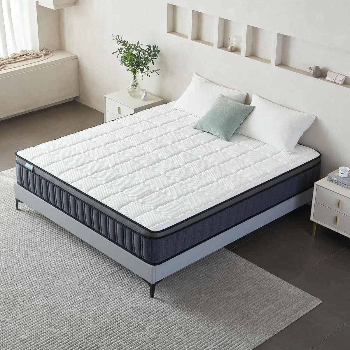 Super King Mattress Memory Foam 180x200 grey - Image 4