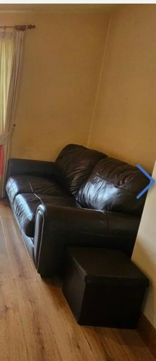 3 piece leather suite - Image 3