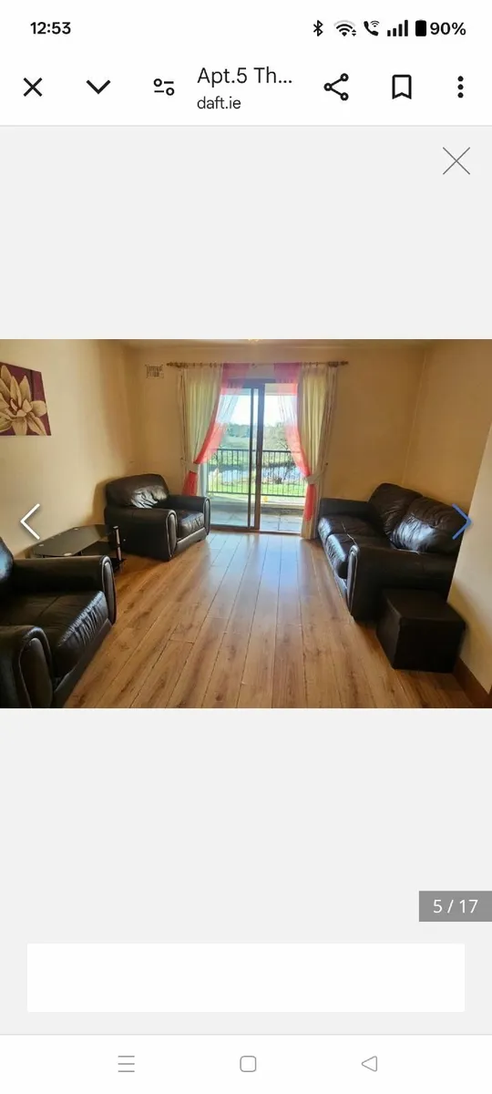 3 piece leather suite - Image 4