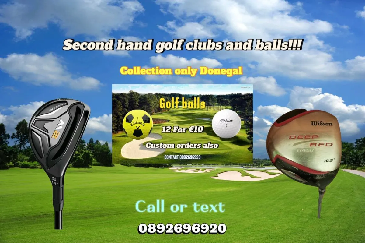 Second hand clubs and balls!!! - Image 1