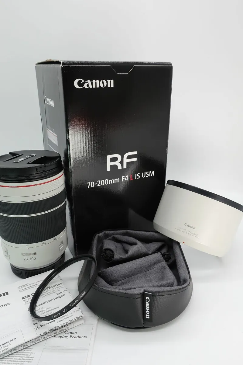 CANON RF 70-200mm F4L IS USM Lens (Like NEW)#0163 - Image 1