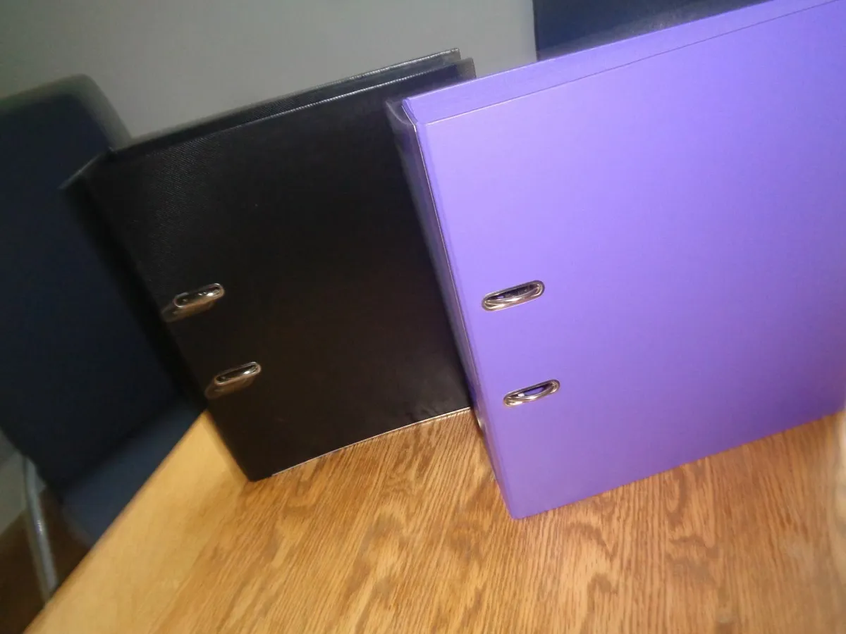 Lever Arch Files x 2 for Sale - Image 1