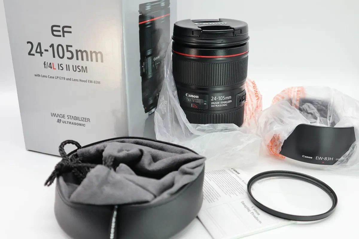 CANON EF 24-105MM F4L IS II USM LENS #0452 - Image 1