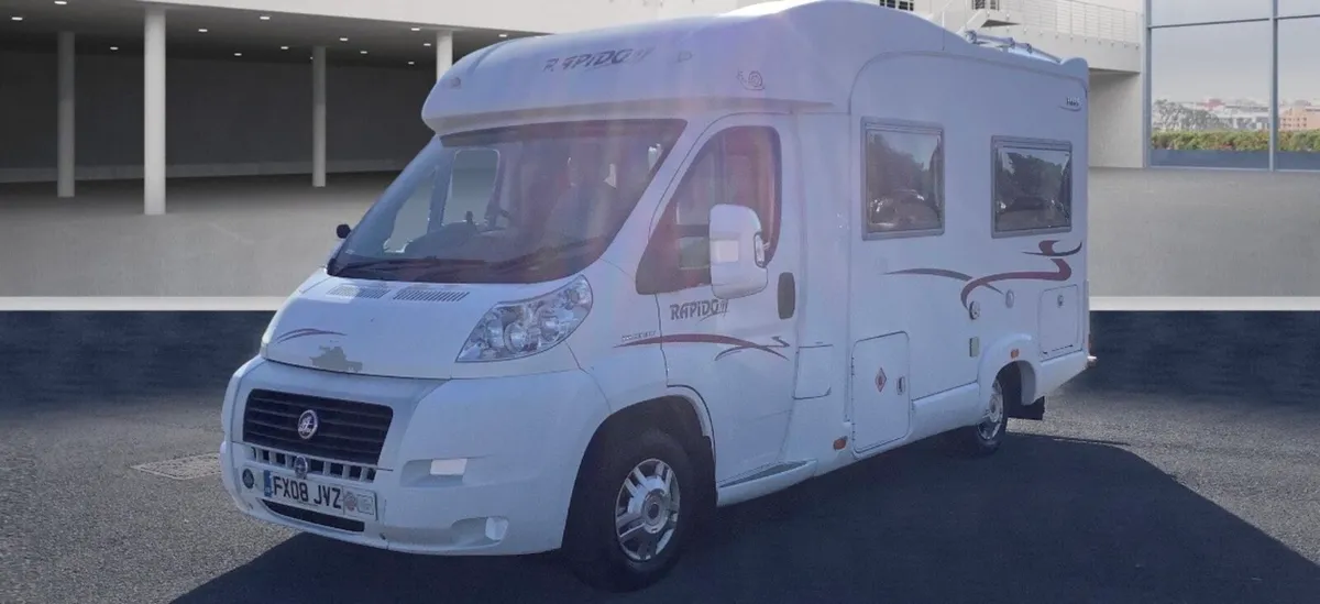 08 Fiat Rapido with fixed bed in rear! - Image 1