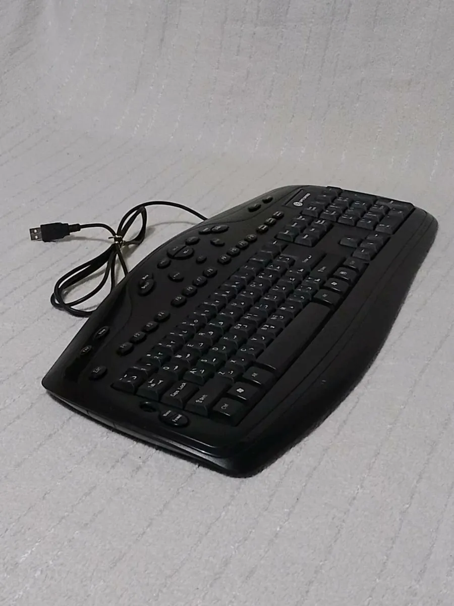 English/Arabic Wired Mechanical Multimedia Keyboar - Image 2