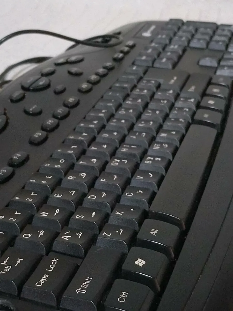 English/Arabic Wired Mechanical Multimedia Keyboar - Image 4
