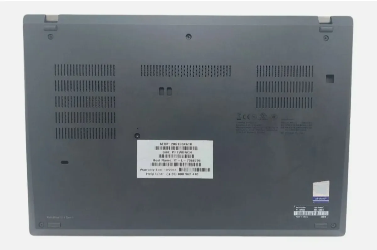 Lenovo ThinkPad T14  14" Win11 Intel i5 16GB 256GB - Image 3
