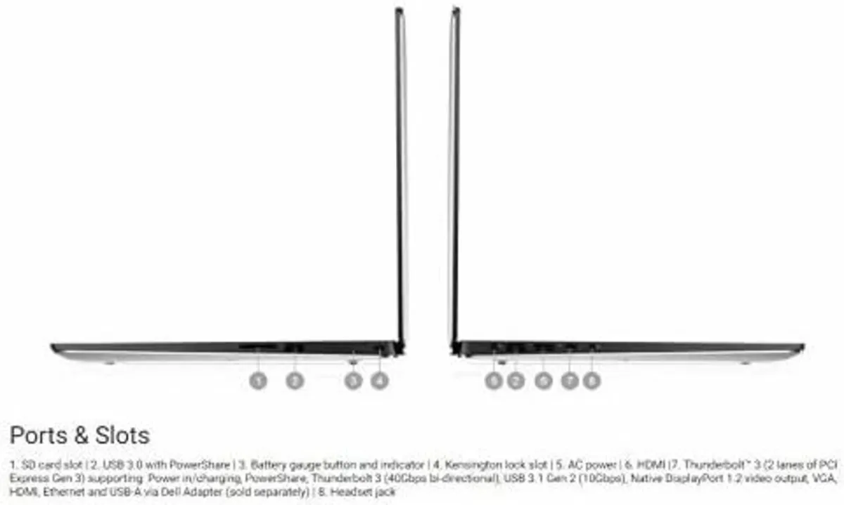Dell XPS 9560 TOUCH 4K I7 16GB 256GB NVIDIA 4GB - Image 4