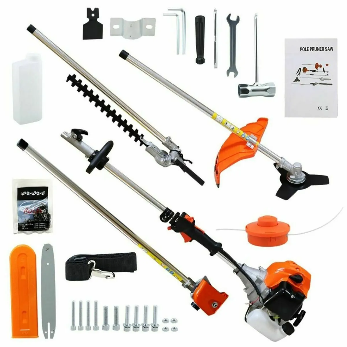 Strimmer 5 in 1 Petrol hedgecutter Brush cutter - Image 1