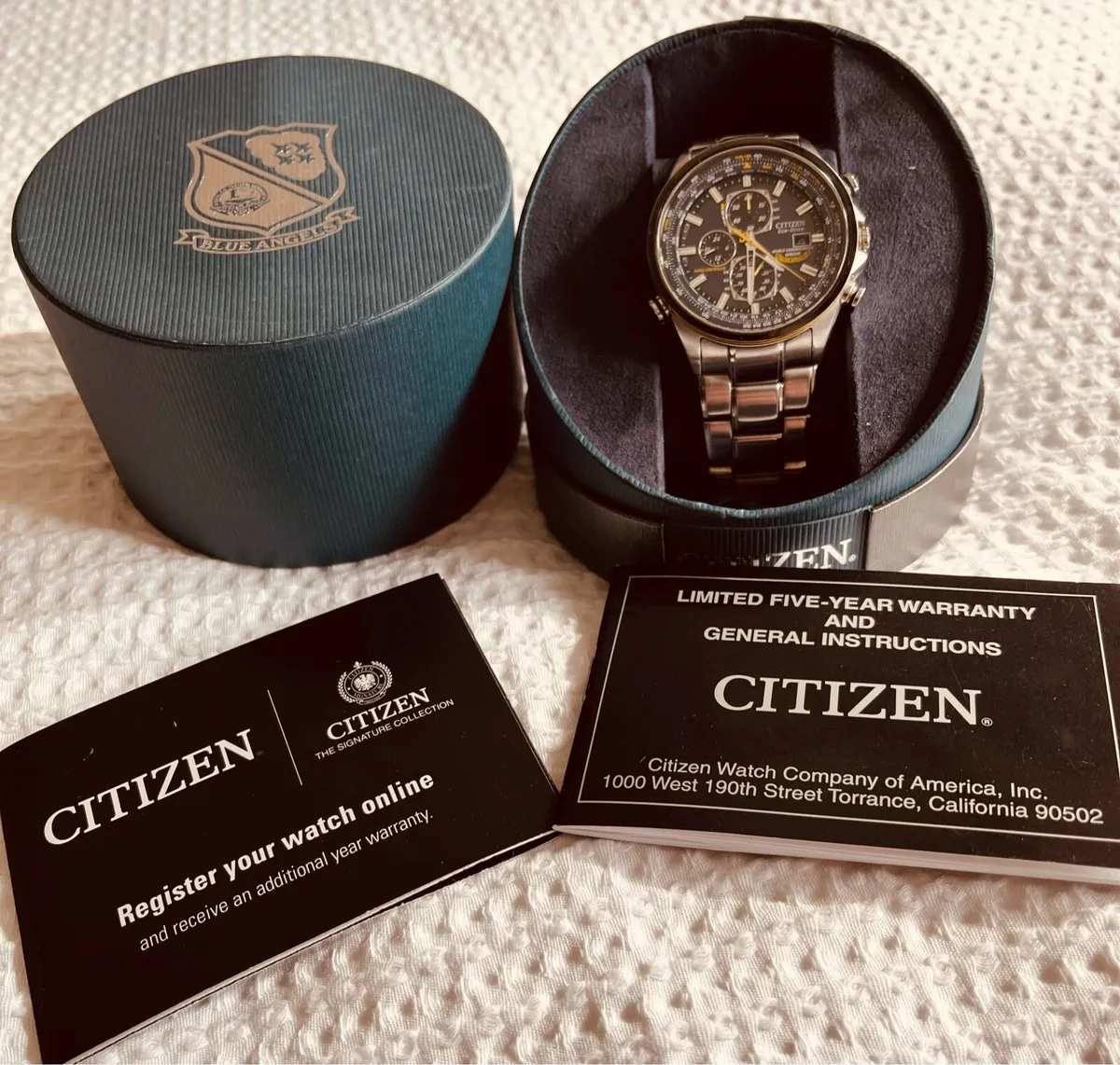 Citizen Blue Angels Ecodrive Chronograph watch - Image 2