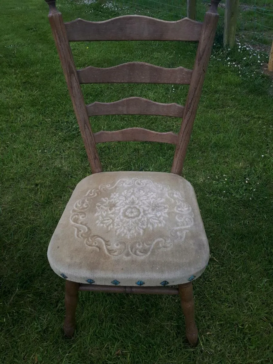 Victorian Studed Dining Room Chairs - Image 4